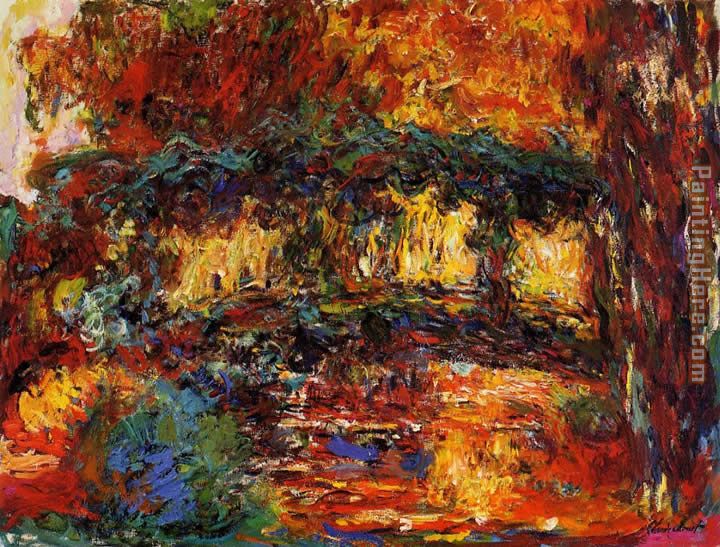 The Japanese Bridge 11 painting - Claude Monet The Japanese Bridge 11 art painting